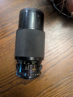 Manual Camera Zoom Lens with Macro