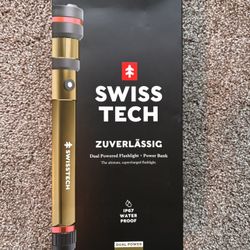 ZUVERLASSIG Dual Powered Flashlight + Power Bank 6500 LUMENS