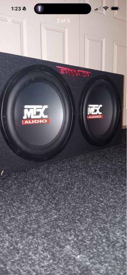 2 12” MTX Subwoofers