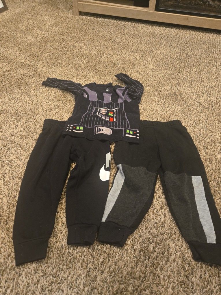 Toddler Boy Bundle – Nike Pants + Joggers + Disney PJs Top (All for 1) 👕👖