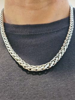 Stainless Steel Wheat Chain Necklace