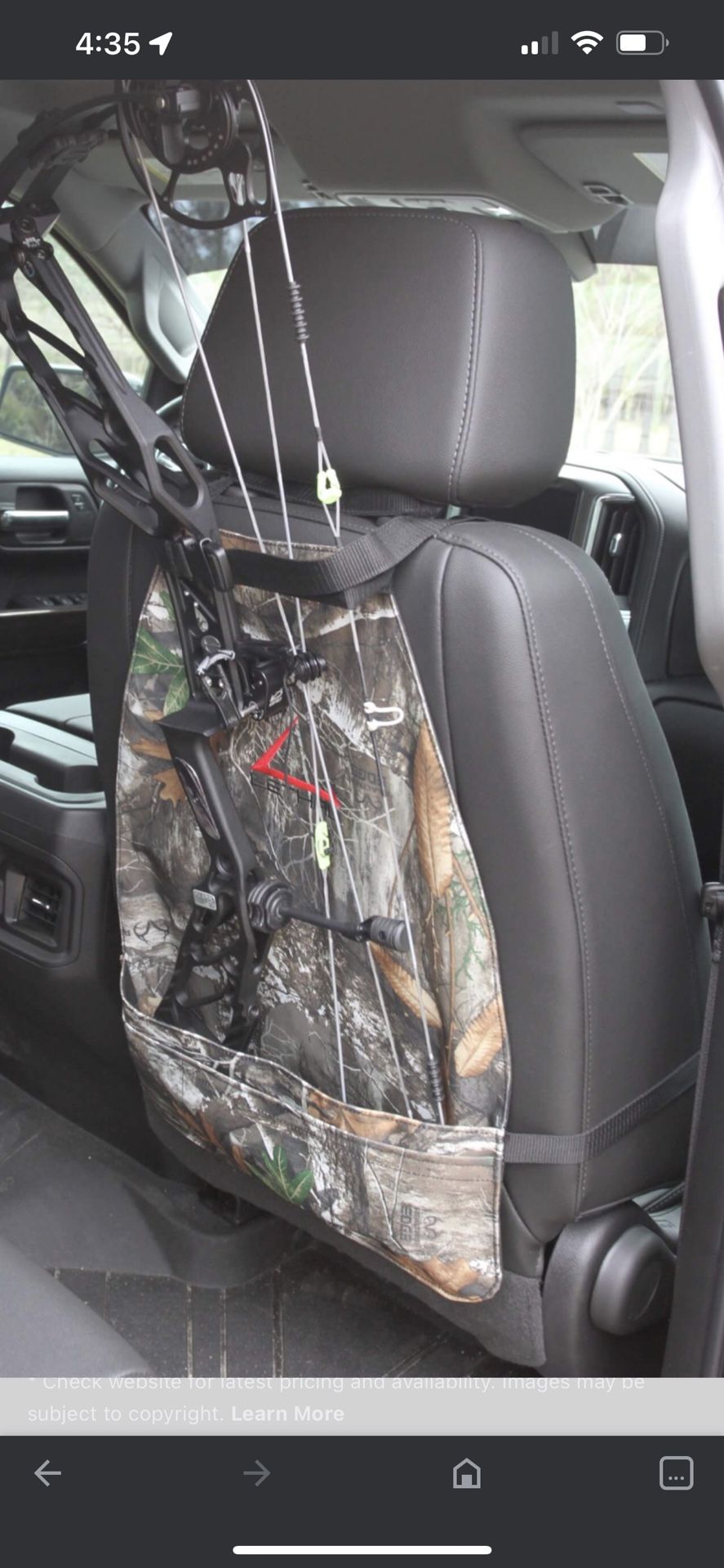 Bow Holder For Vehicle 