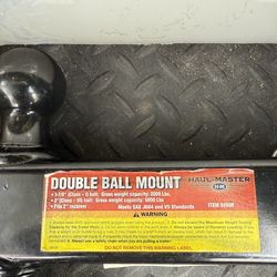 Double ball mount hitch