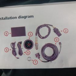 Brand New Air/Fuel Ratio Kit & Wideband O2 Sensor. 