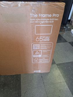 Samsung - 65” Class LS03FW The Frame Pro Series Neo QLED 4K UHD Art Mode Samsung Vision AI Smart TV w/ Wall Mount
