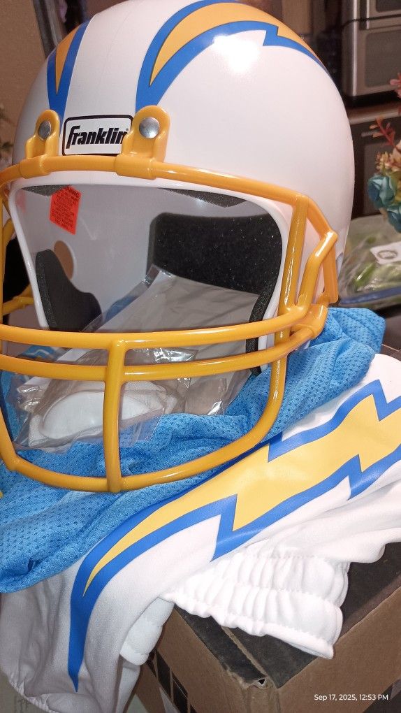 Los Angeles Chargers Football Uniform