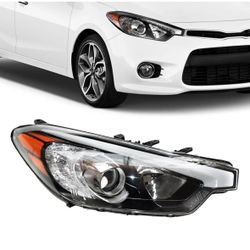 Brand new Pair For 2014 2015 2016 Kia Forte Halogen Headlights Headlamps Right & Left Side