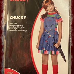 Kids Chucky Halloween Costume  - Size Small (4-6)