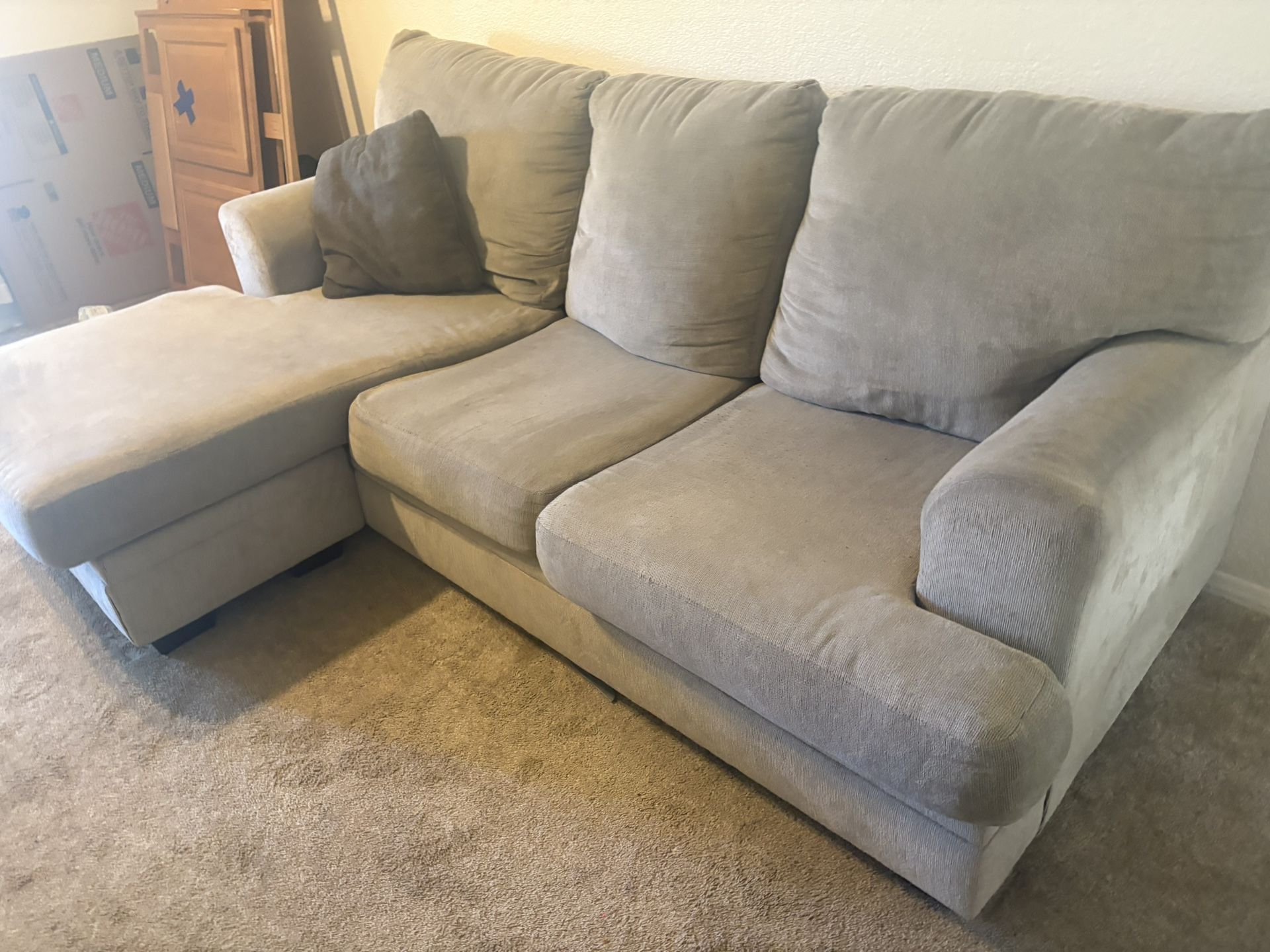 SECTIONAL COUCH FROM LIVING SPACES