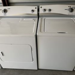 Kenmore top load washer and dryer