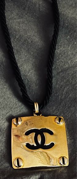 CC Logo Pendant Necklace