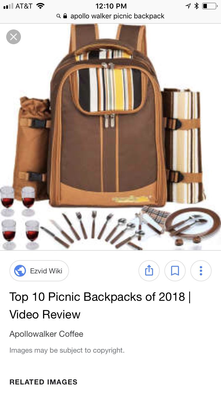 Apollo Walker picnic backpack