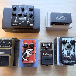  Guitar Pedal purge!!! See Prices Below Overdrive, Fuzz, Compressor, Octave, Delay