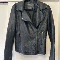 Max Studio  Women  Leather Jacket Size Small