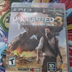 Uncharted 3 PlayStation 3/PS3 (Read Description)