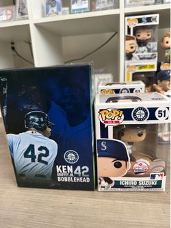 Ichiro funko pop & Griffey bobble head