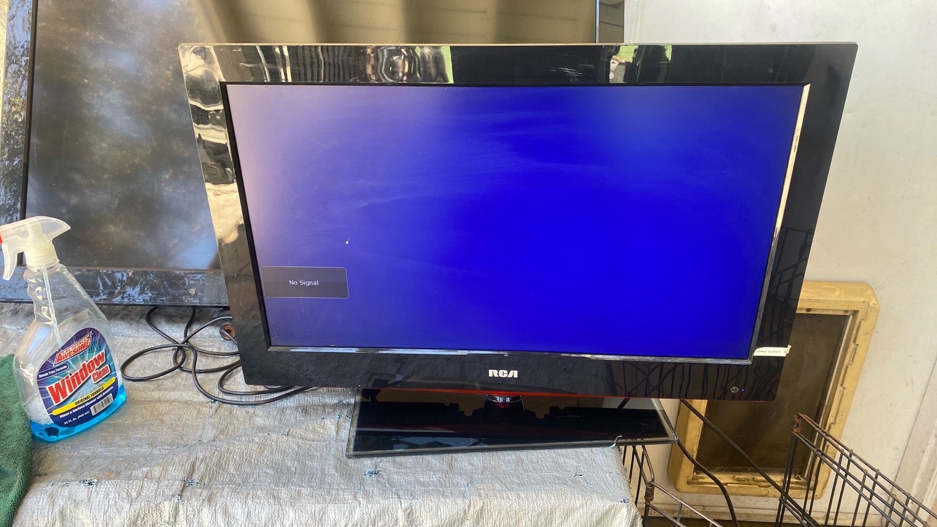 RCA tv with cd player on the side