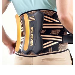 NEW - Copper-Infused Back Brace for Men/women Lower Back Pain Relief waist belt