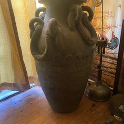 Antique Decorated Brown-Glazed