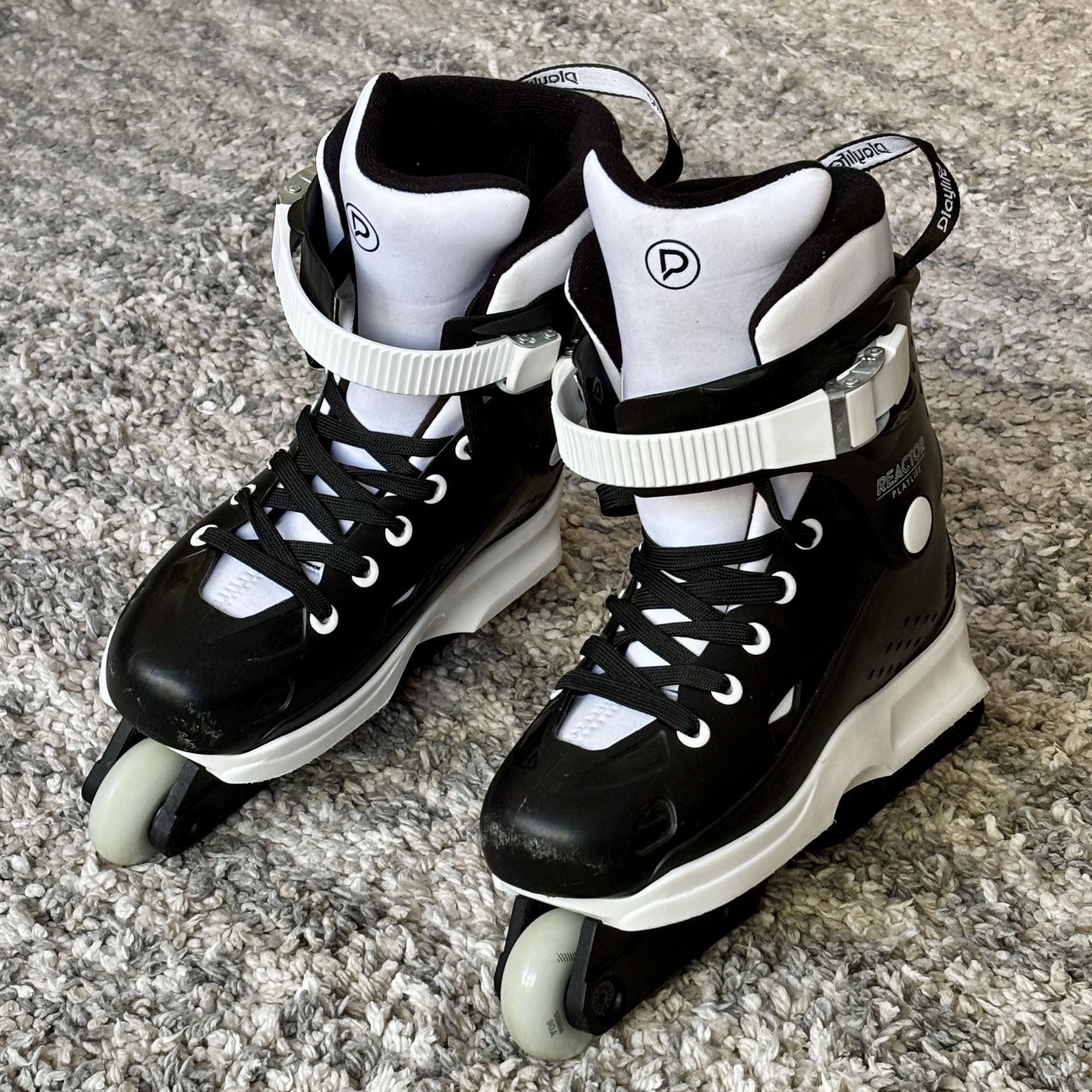 Like new Playlife Reactor inline skates US Size US M 7-7,5; W 8-8,5