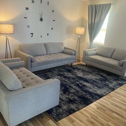 Two Love Seat  And Sofa Set 