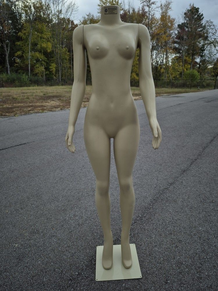 Full Size Female Mannequin On A Pedestal