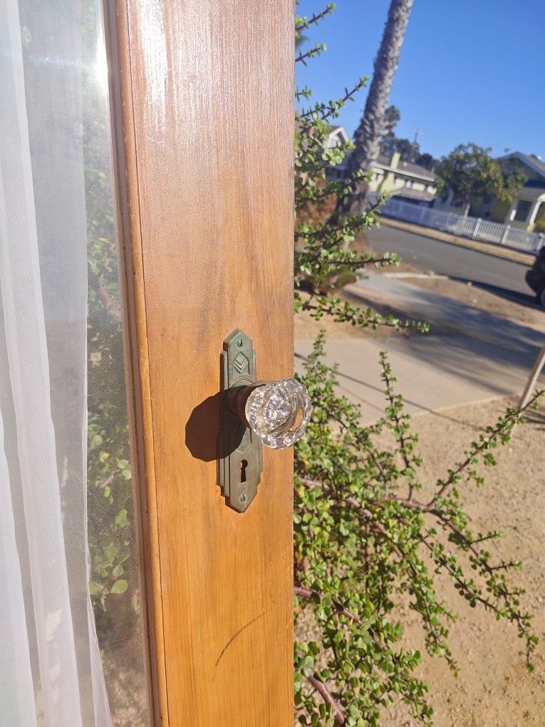 Salvaged Door From Historic Tulip House (S Pacific ST, Oceanside)