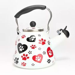 Temp-tations 2.3-qt Enamel on Steel Tea Kettle