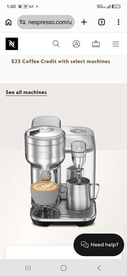 Breville Nespresso coffee machine