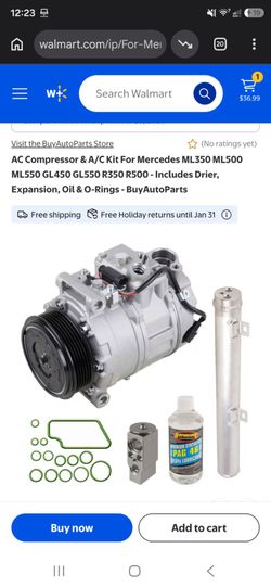 Brand new Mercedes AC Compressor & A/C Kit