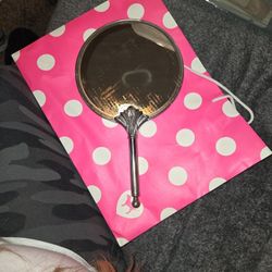Vintage Sterling Silver Hand Held Mirror