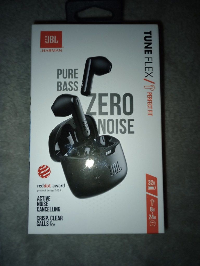 JBL TUNE FLEX Wireless Headphones (Black)