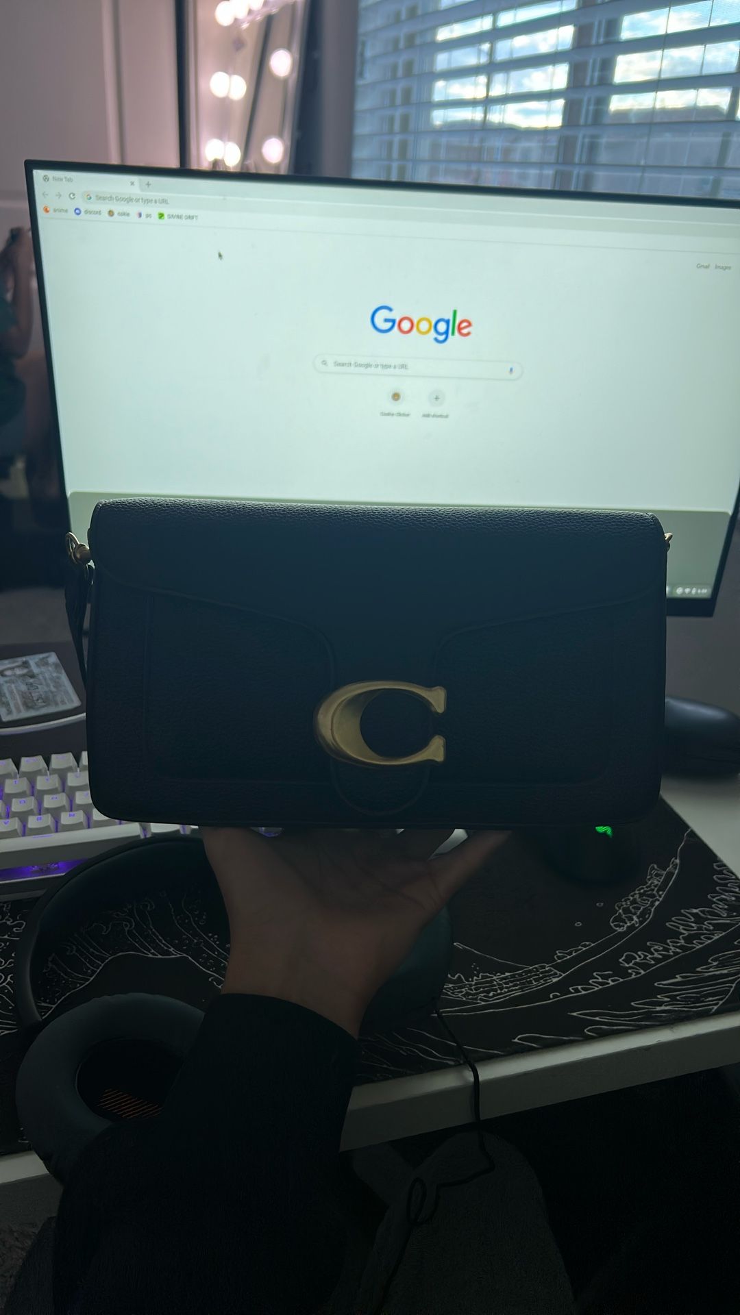 Coach Black Shoulder Bag