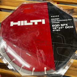 Hilti diamond blade 12" 
