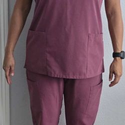 Mandala scrubs (set) Color-Mauve   $30