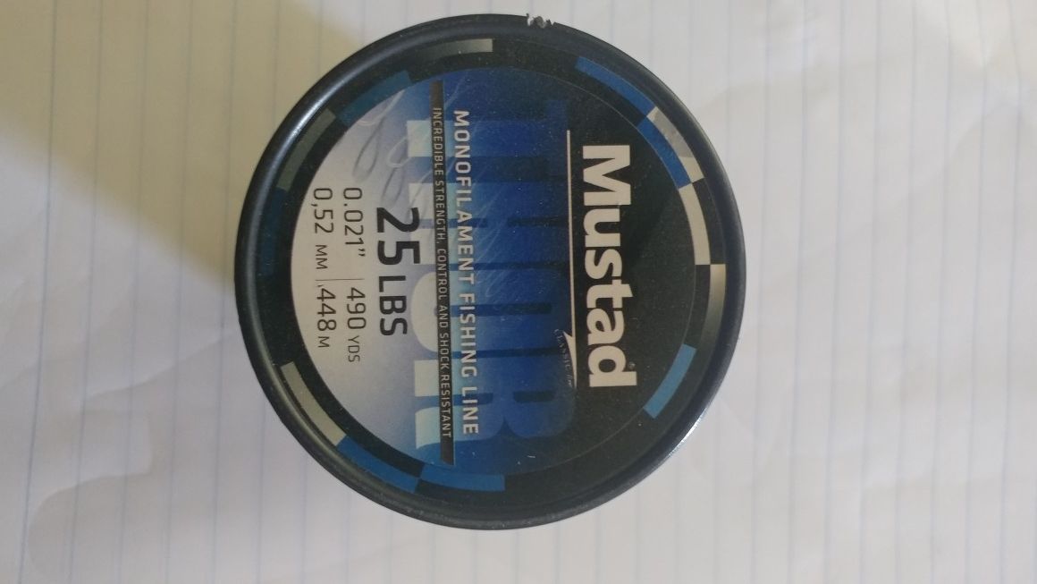 Mustard fishing line 25 lb