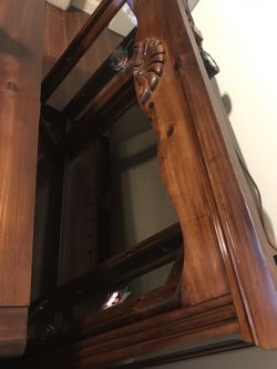 Dresser and mirror
