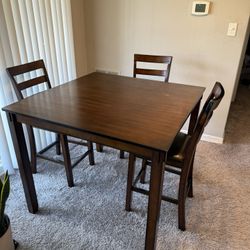Kitchen Table With 3 Chairs 