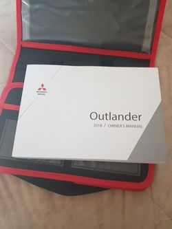 2018 Outlander owners manual