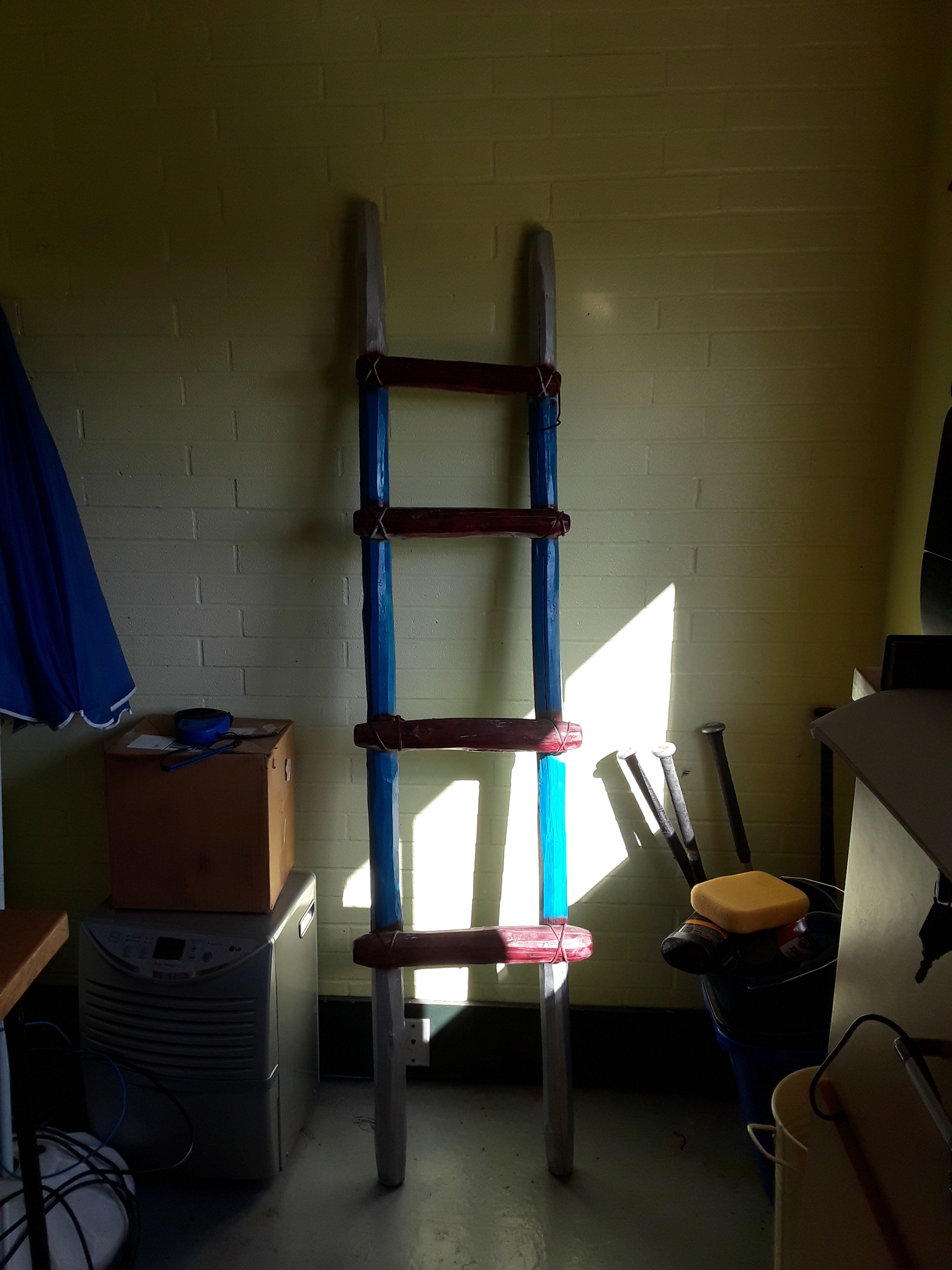 Wooden ladder, decorative