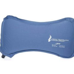 NEW! OPTP The Original McKenzie Self-Inflating AirBack Lumbar Support Pillow-Compact for Travel-Blue
