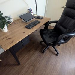 Office desk and  chair set