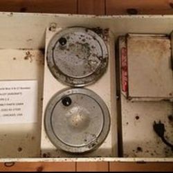 Vintage US Army Air Corp B-17 Bomber Crewman Kitchen Galley, AS IS, for parts