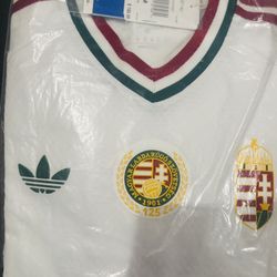 Authentic Adidas Hungary Away Jersey Size Medium 