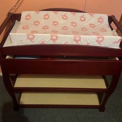 Baby Crib And Changing Table