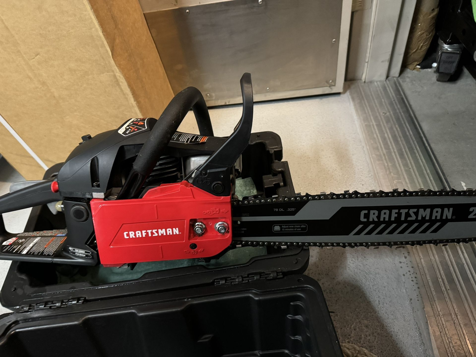 CRAFTSMAN S205 46-cc 2-cycle 20-in Gas Chainsaw Item #1028257 | Model #CMXGSAMY462S