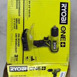 New Ryobi Drill With Battery Charger