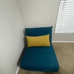 Green Foldable Accent Chair 