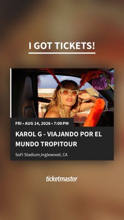 Karol G SoFi Stadium 8/14