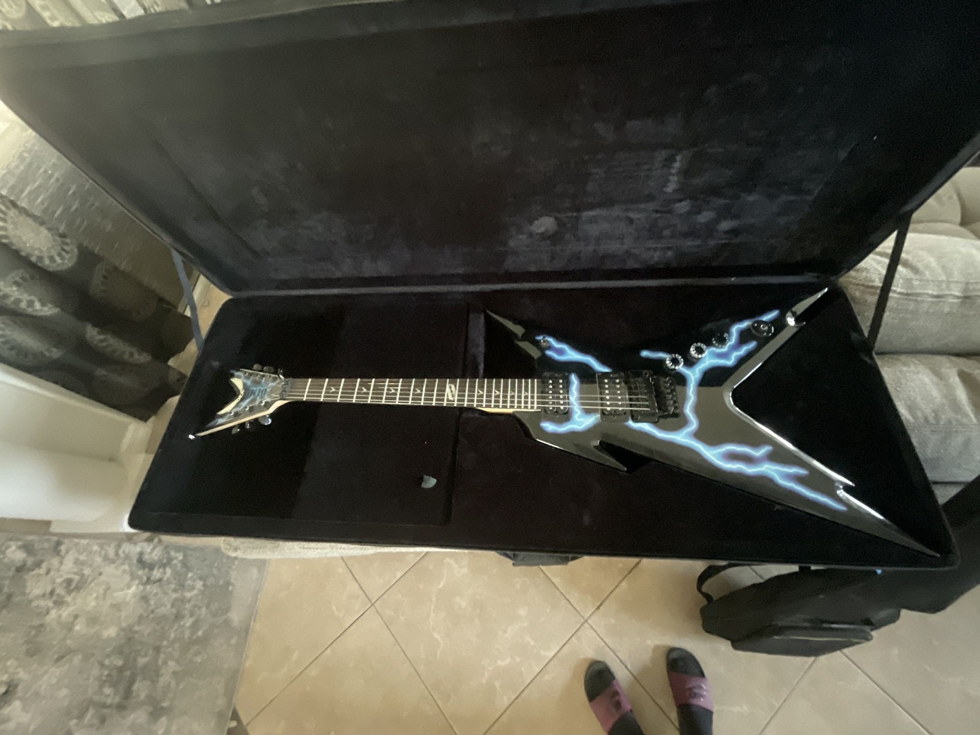 Dean Razorback Lighting Electric Guitar